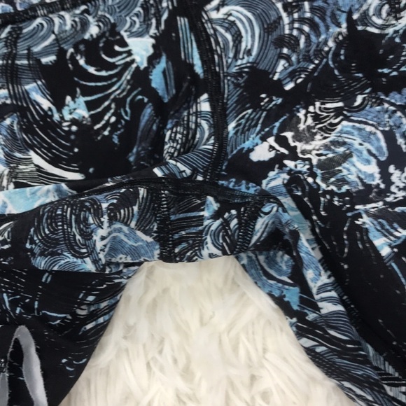 Lululemon Fast & Free Crop II *Nulux 19" Eternal Wave Starlight Black - Picture 3 of 7